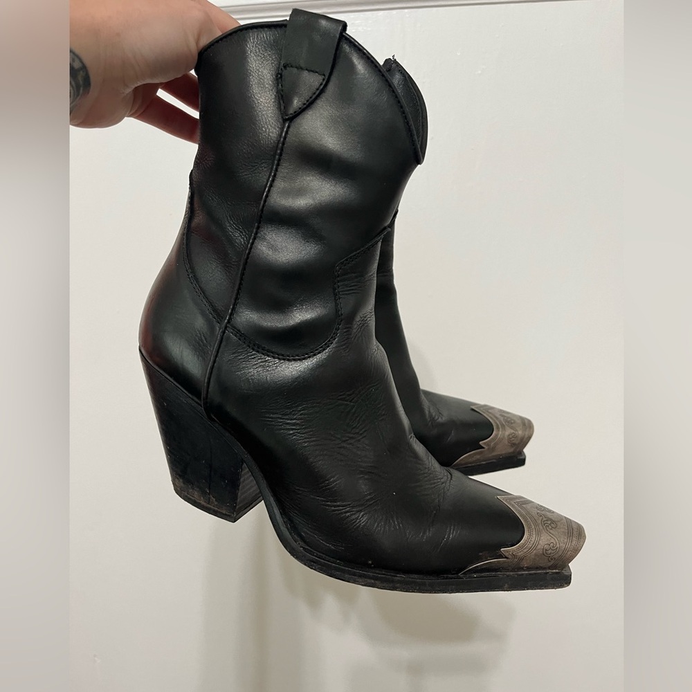 Free people Brayden western boots black